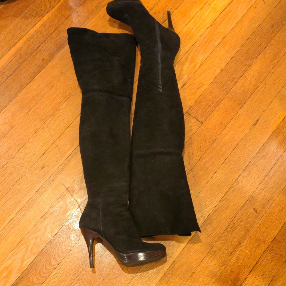 Black Thigh High Women's Boots